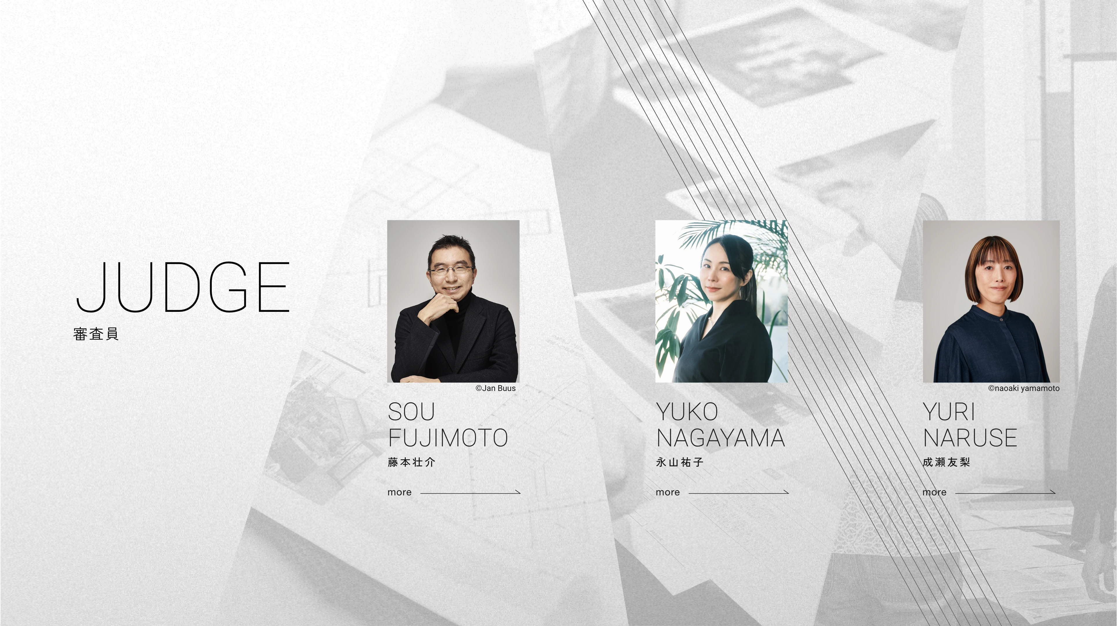 JUDGE �R���� SOU FUJIMOTO ���{�s�� YUKO NAGAYAMA �i�R�S�q YURI NARUSE �����F��