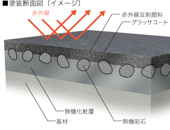 塗装断面図イメージ