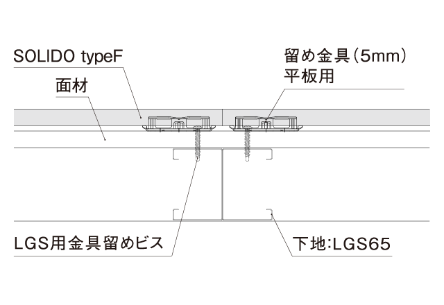 縦目地部の画像